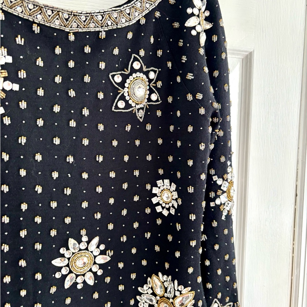 Adrienne Vittadini beaded blouse - Picture 5 of 10